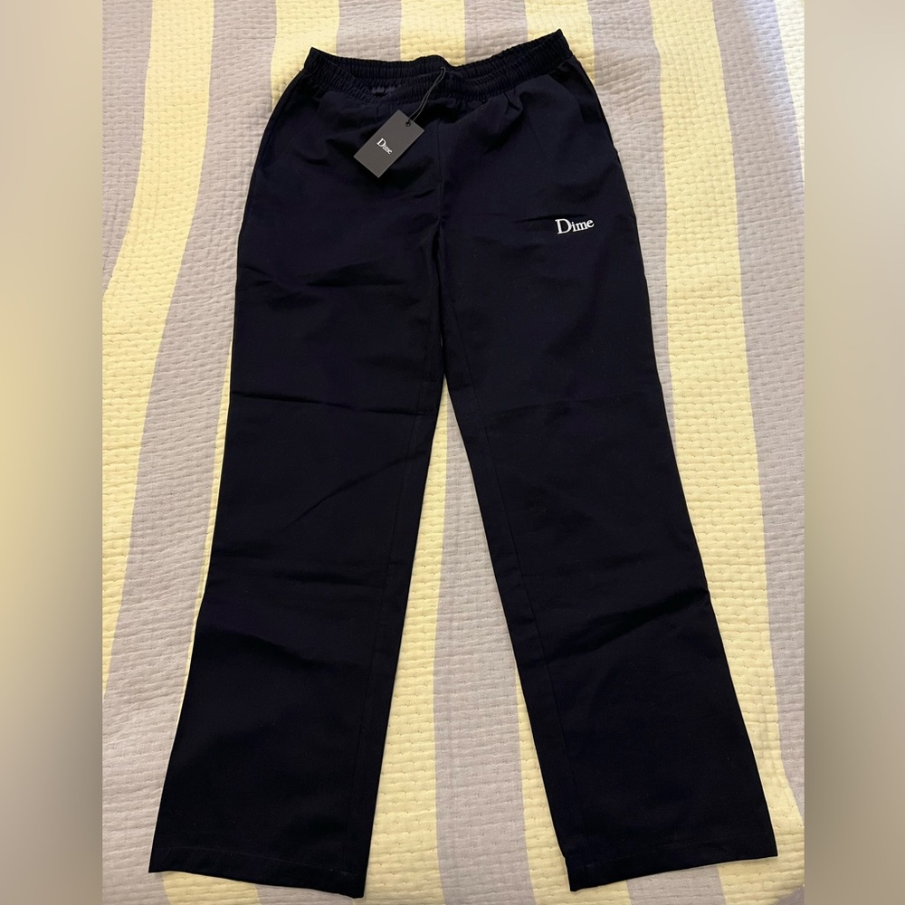Dime navy twill pants